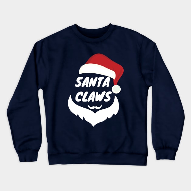 Santa Claws Crewneck Sweatshirt by rjstyle7